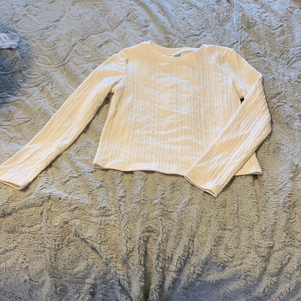 Shein cream shirt